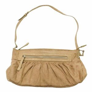 Snakeskin Printed Tan Small Shoulder Bag Purse